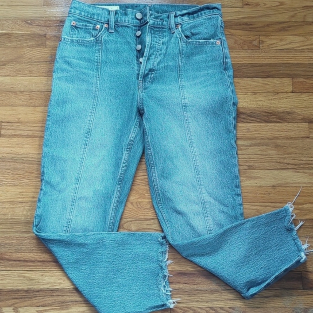 Gap cheeky straight high rise jeans